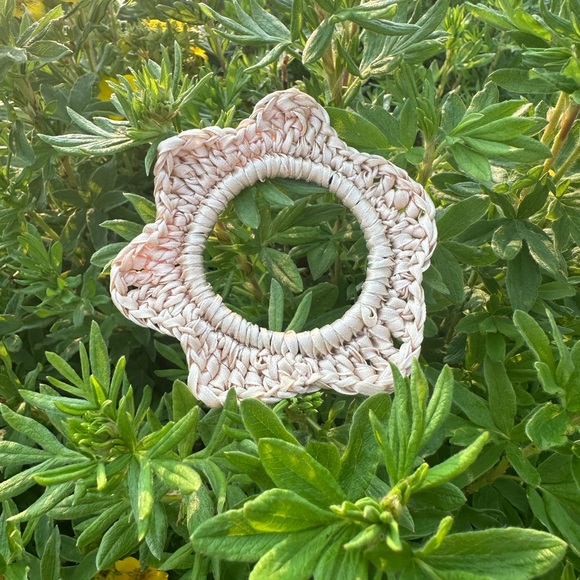 Handmade Flower Scrunchie - Picture 3 of 3